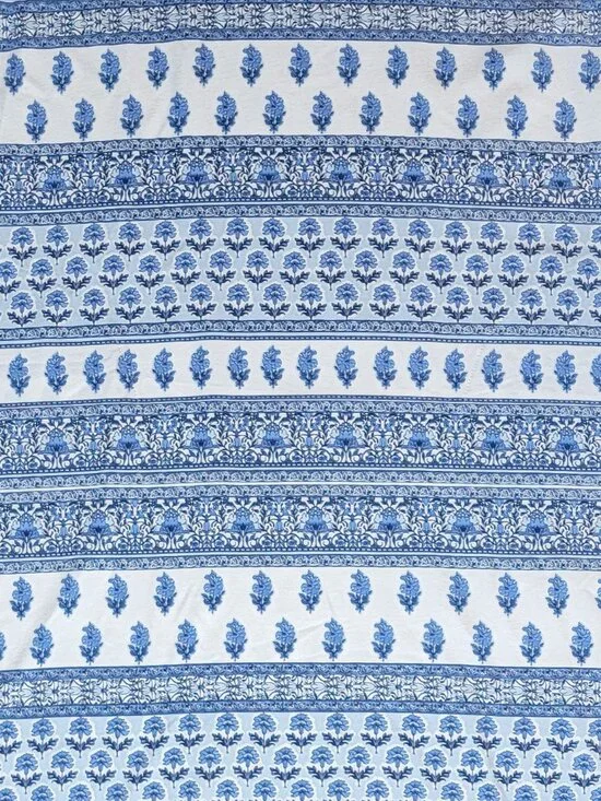 J.Jill Wearever Collection Blue White Sleeveless A-line Beach Dress Pockets - SP - Picture 3 of 9